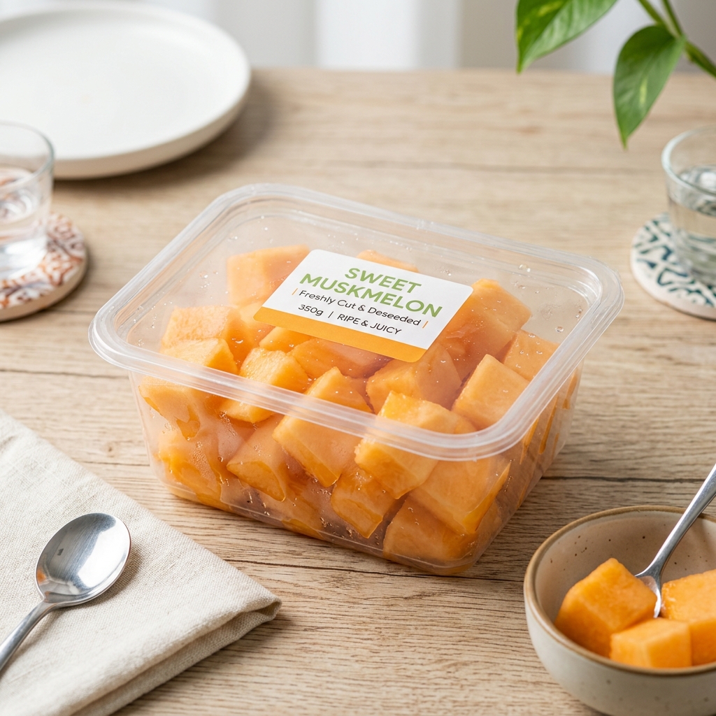 Muskmelon Cut